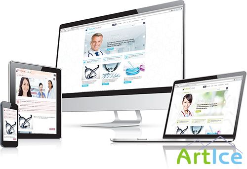 HotJoomlaTemplates - Hot Clinic - Joomla 2.5 & 3.1 Medical Template