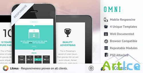 ThemeForest - Omni v1.0 - Responsive E-mail template - FULL