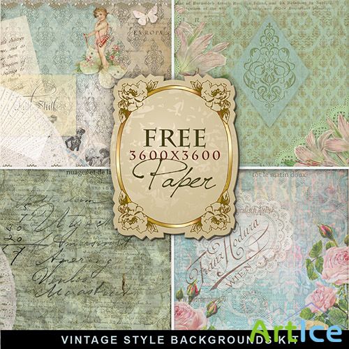 Textures - Old Vintage Backgrounds #154