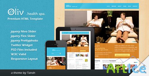 ThemeForest - Oliv v1.1 - Responsive Spa Template