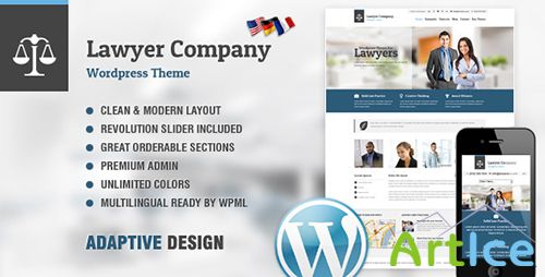 ThemeForest - Lawyer v1.11 - Multi-Purpose Adaptive Wordpress Theme