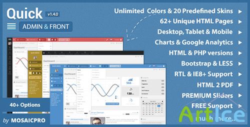 ThemeForest - Quick v1.4.0 - Admin Template - FULL