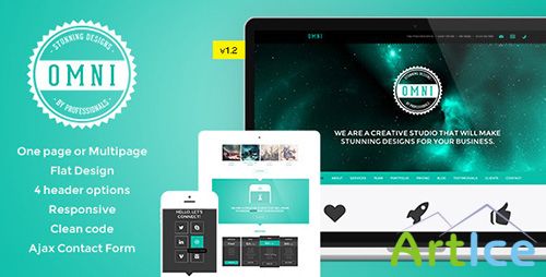 ThemeForest - Omni v1.0 - Responsive One / Multi Page HTML5 Parallax - FULL