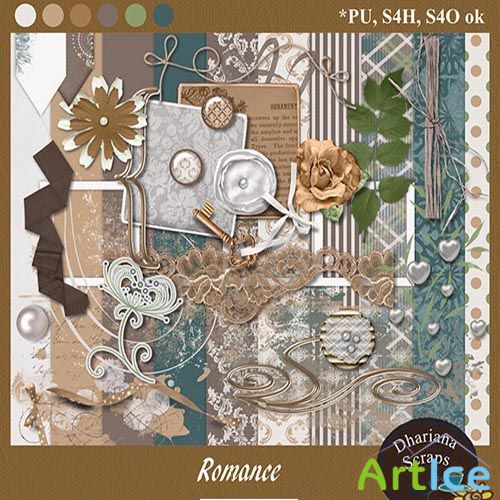 Scrap Set - Romance PNG and JPG Files