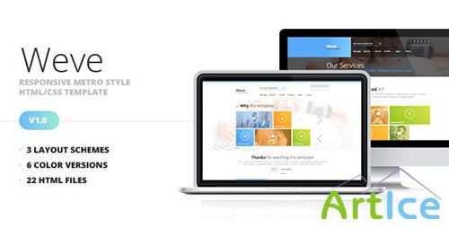 ThemeForest - Weve - Responsive Metro Style HTML/CSS Template - RIP