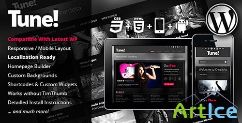 ThemeForest - Tune v1.0.1 - Responsive Creative Business WordPress Theme