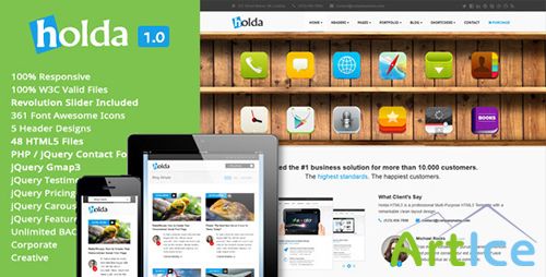 ThemeForest - Holda - HTML5 Template - RIP