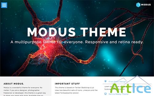 WrapBootstrap - MODUS - Multipurpose Theme