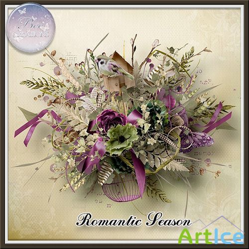 Scrap Kit - Romantic Season PNG and JPG Files