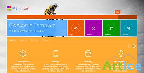 ThemeForest - MetroStart - Responsive Coming Soon Template - RIP