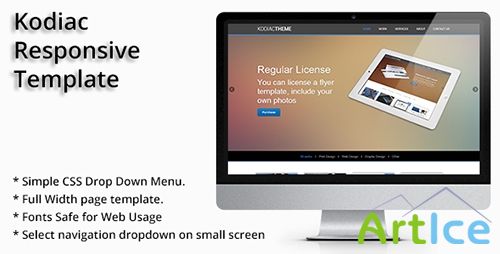 ThemeForest - Kodiac Onepage Responsive HTML5 & CCS3 Template - RIP