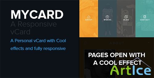 ThemeForest - MYCARD - Responsive Resume / CV HTML5 Template - RIP