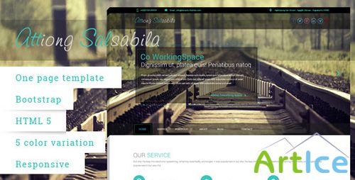 ThemeForest - Salsabila One Page - RIP