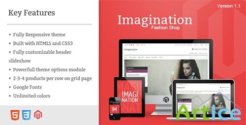 ThemeForest - Imagination v1.1 - Responsive Magento Theme