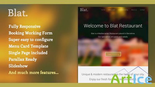 Mojo-Themes - Blat - Restaurant Landing Page Template - RIP