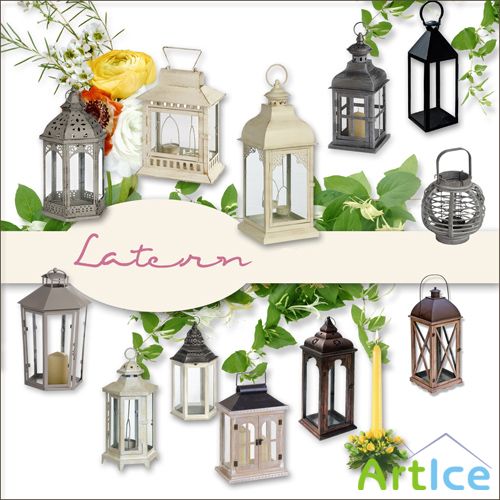 Scrap Set -  Latern PNG Files