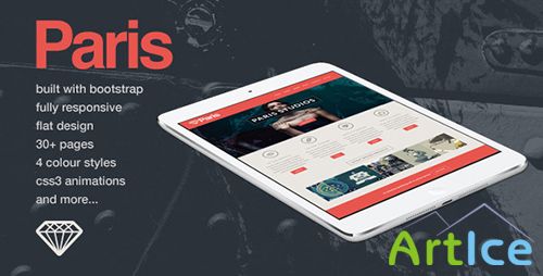 ThemeForest - Paris - Responsive HTML5 Template - RIP