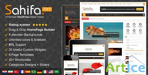 ThemeForest - Sahifa v3.4.1 - Responsive WordPress News,Magazine,Blog