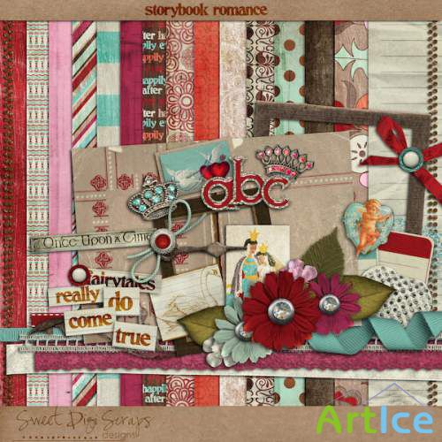 Scrap Set - Storybook Romance PNG and JPG Files