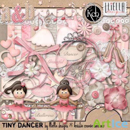 Scrap Set - Tiny Dancer PNG and JPG Files