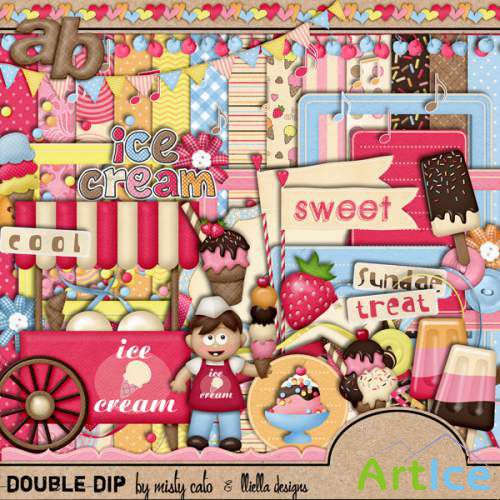 Scrap Set - Double Dip PNG and JPG Files