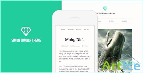 ThemeForest - Simon - A Simple Tumblr Theme