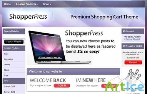 ShopperPress v7.0.9.7 WordPress Shopping Card Solution!