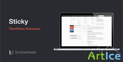 CodeCanyon - UberMenu v1.20 - Sticky Menu Extension