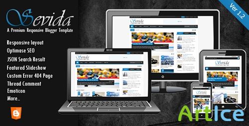 ThemeForest - Sevida v1.20 - Responsive Magazine Blogger Template