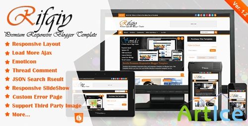 ThemeForest - Rifqiy v1.10 - Responsive Blogger Template