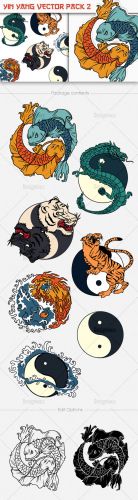 Yin Yang Photoshop Vector Pack 2