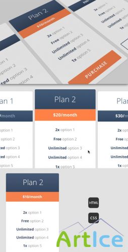 WeGraphics - Responsive Pricing Table