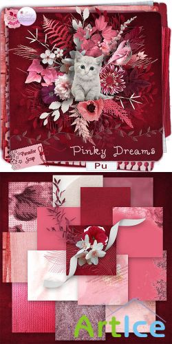 Scrap Set - Pinky Dreams PNG and JPG Files