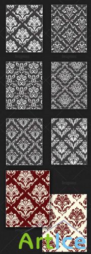 Seamless Patterns Vector Pack 122