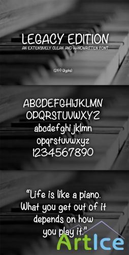 WeGraphics - Legacy Edition - A Handwritten Font Face