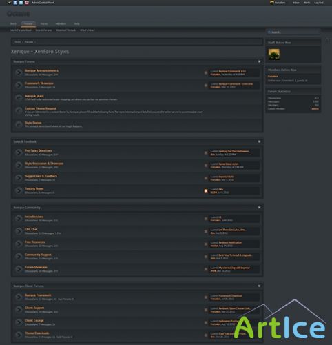 Xenique - Octane - Skin for XenForo v1.1.5 XML
