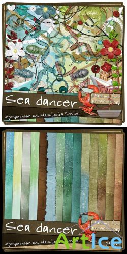 Scrap Set - Sea Dancer PNG and JPG Files