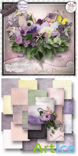 Scrap Kit - Sweet Freshness PNG and JPG Files