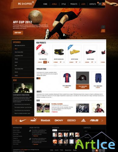 JoomlAvi - JV Shopper - Joomla 2.5 & 3.1 Template