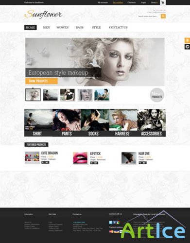 JoomlAvi - JV Sunflower - Joomla 2.5 Template