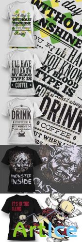 T-Shirt Vector Design Set 21