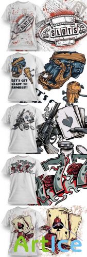 T-Shirt Vector Design Set 22