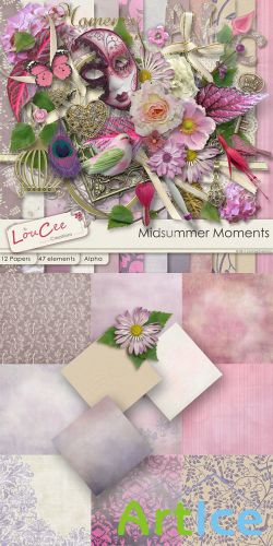 Scrap Set - Midsummer Moments PNG and JPG Files