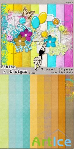 Scrap Set - Summer Breeze PNG and JPG Files