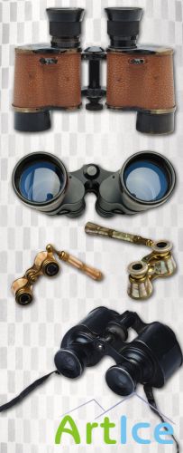 Binoculars - Elements for Collages PNG Files