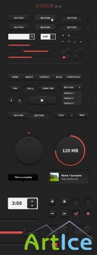 WeGraphics - Shadow UI Kit
