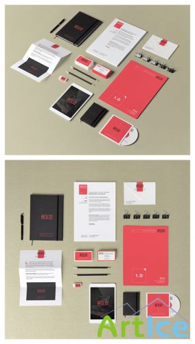 Pixeden - Stationery Branding Mock Up Vol 1