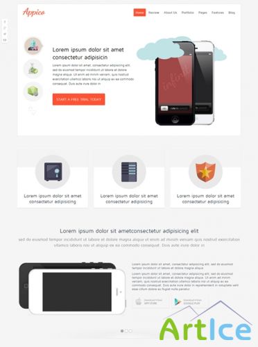 JoomShaper - Shaper Appico - Responsive Joomla App Template for Joomla 2.5 - 3.x