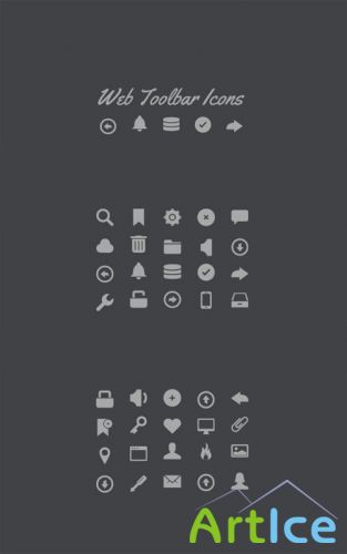 WeGraphics - Web Toolbar  Vector Icon Set