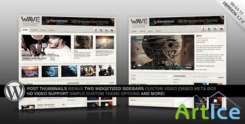 ThemeForest - Wave v1.6.5 - A Video Centric Theme for WordPress